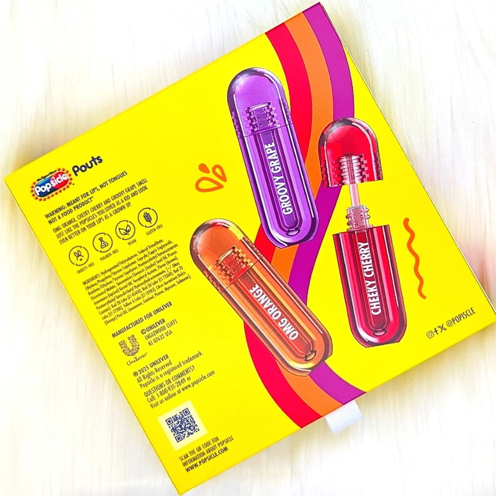 🔴 POPSICLE Pouts Lip Oils Trio - Limited Edition